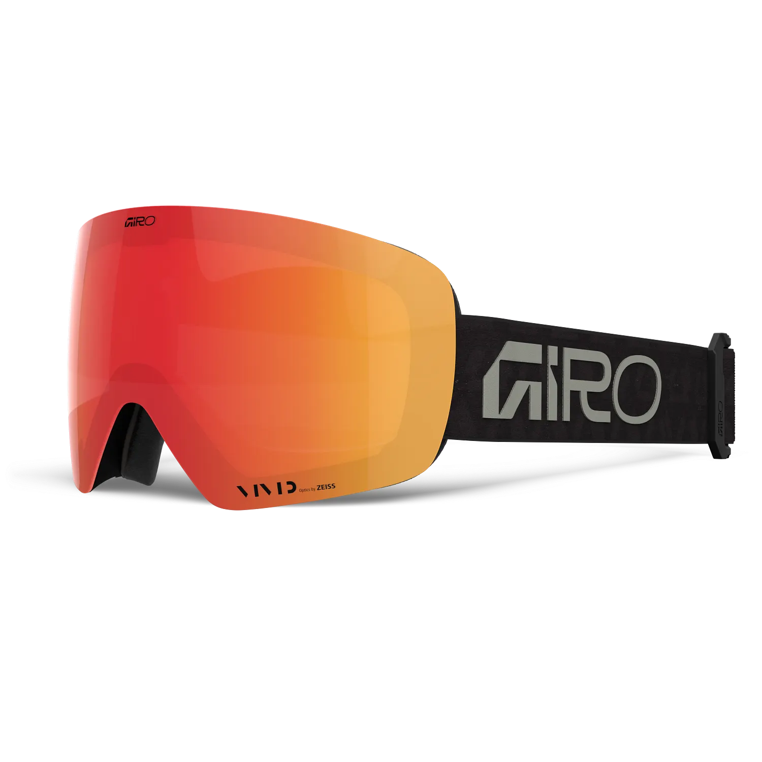 Masque de ski Giro - CONTOUR RS FRAGMENTS - Black/Ember