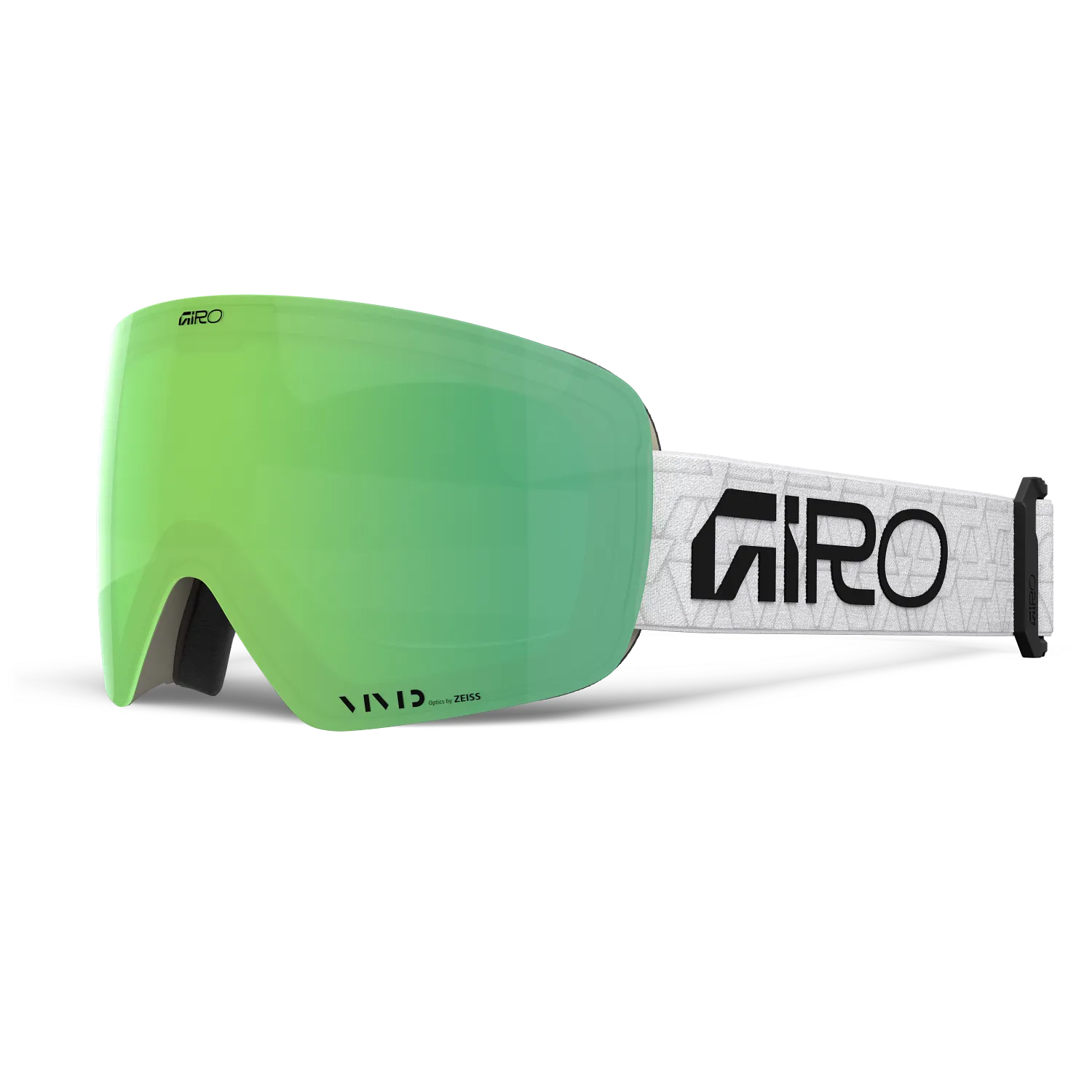 Masque de ski Giro - CONTOUR RS FRAGMENTS - White/Emerald