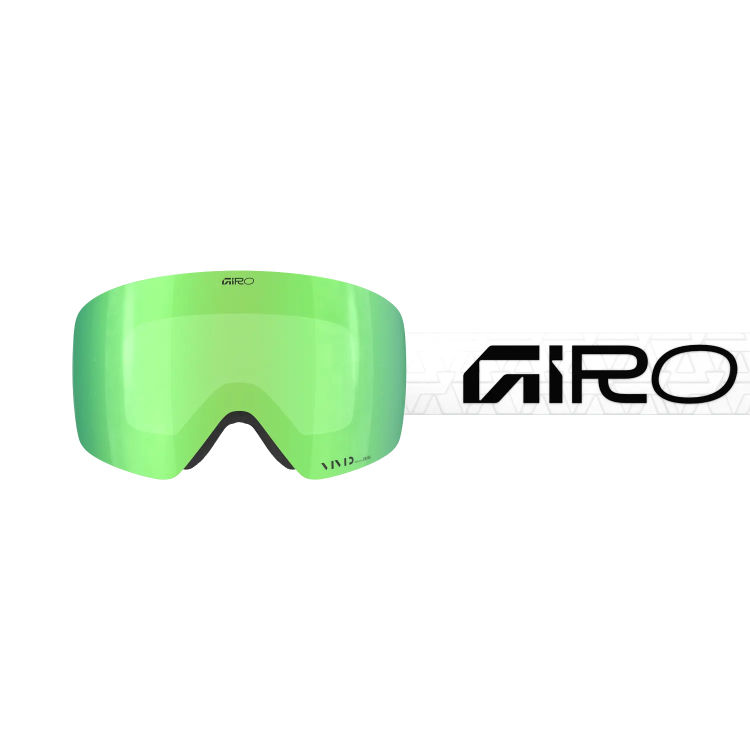 Masque de ski Giro - CONTOUR RS FRAGMENTS - White/Emerald 2
