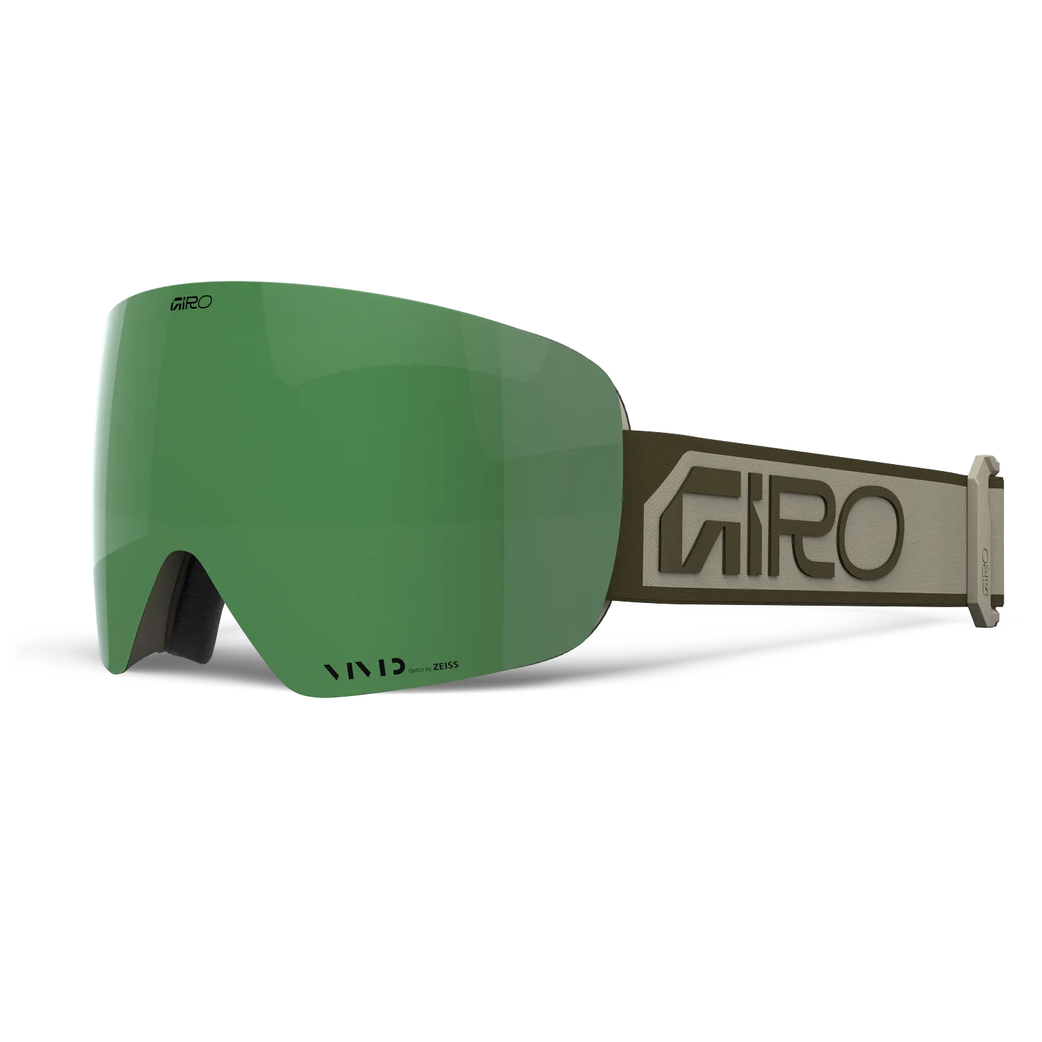 Masque de ski Giro - CONTOUR WORDMARK - Tan/Envy
