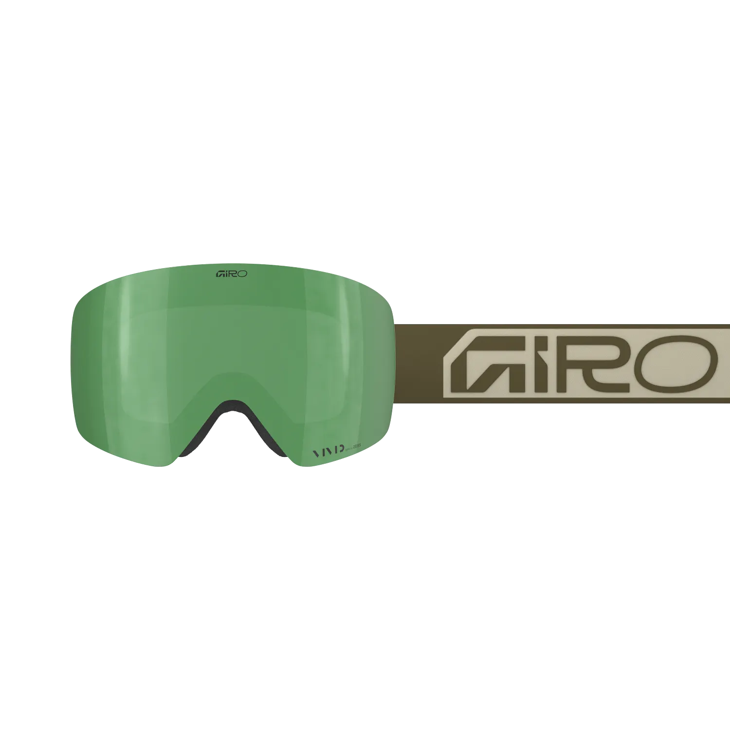 Masque de ski Giro - CONTOUR WORDMARK - Tan/Envy 2