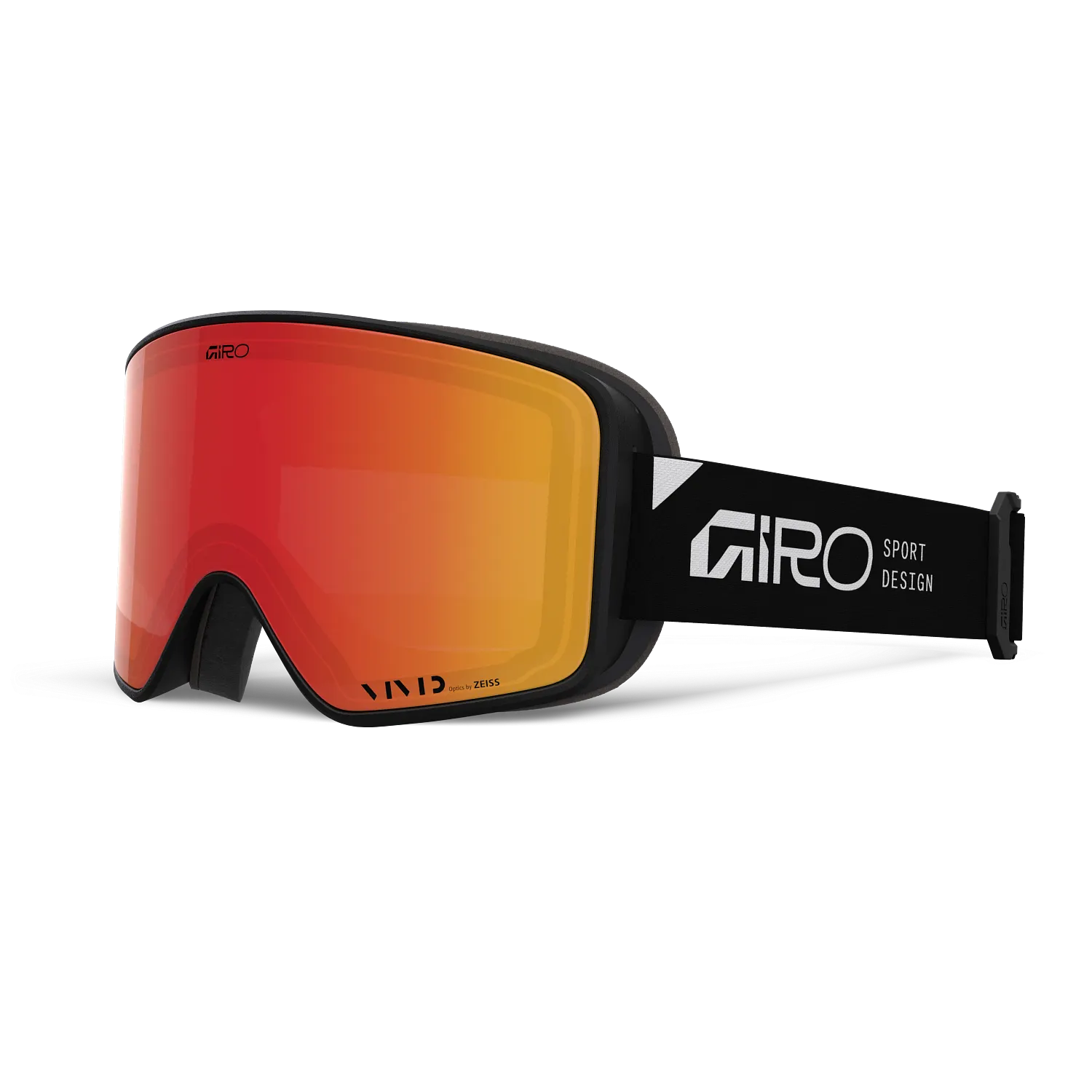 Masque de ski Giro - METHOD STACKED - Black/Ember