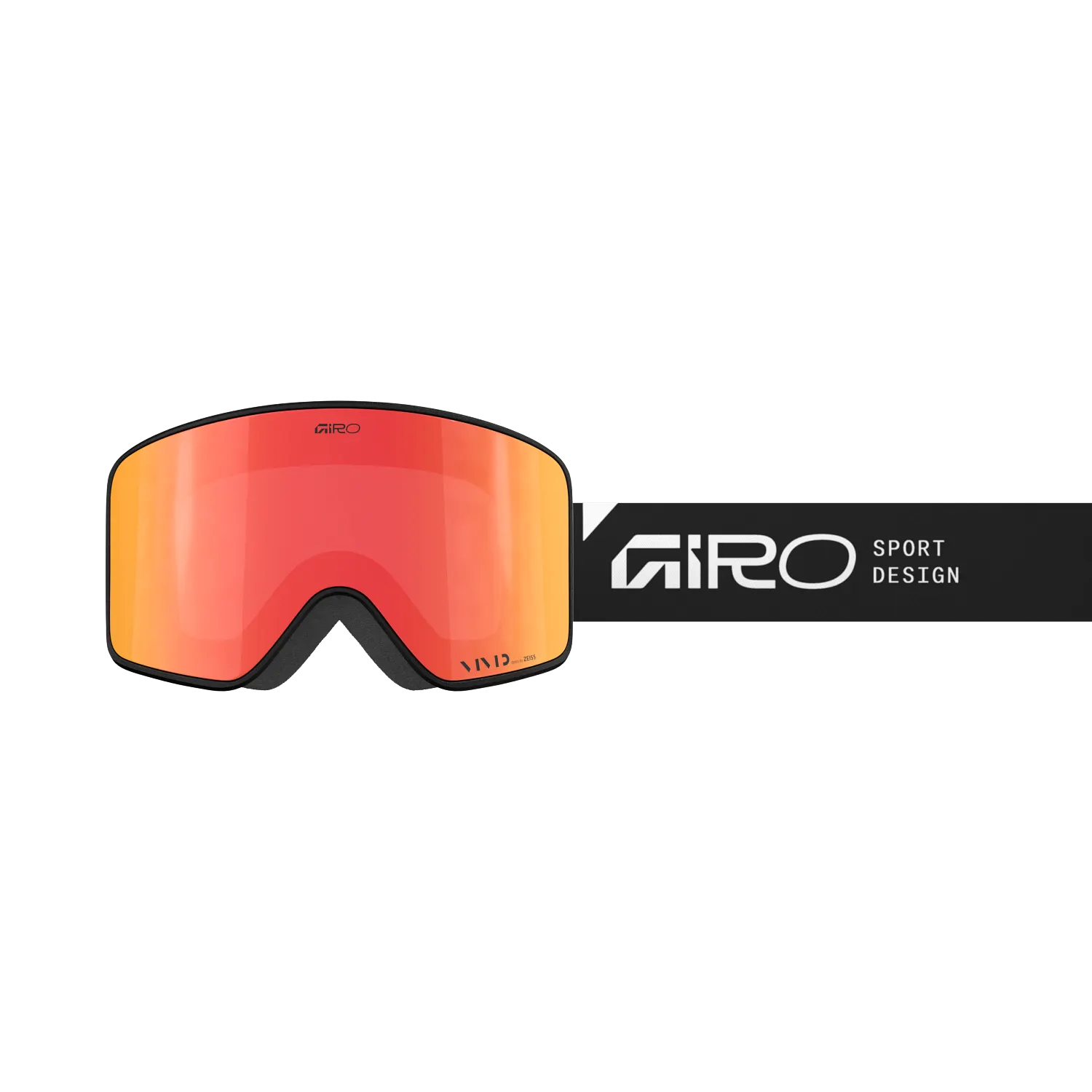 Masque de ski Giro - METHOD STACKED - Black/Ember 2