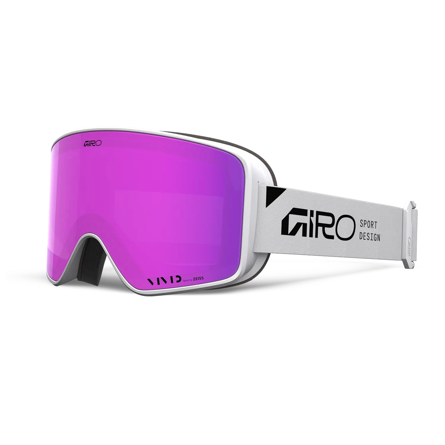 Masque de ski Giro - METHOD STACKED - White/Pink
