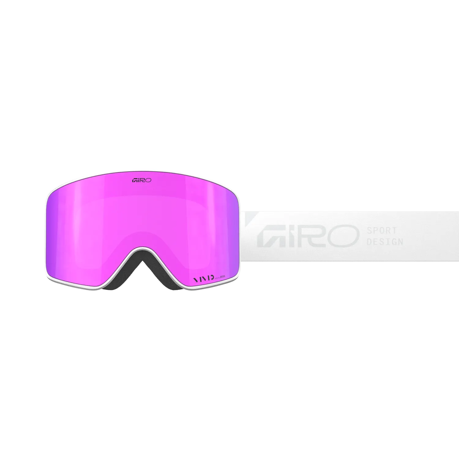 Masque de ski Giro - METHOD STACKED - White/Pink 2