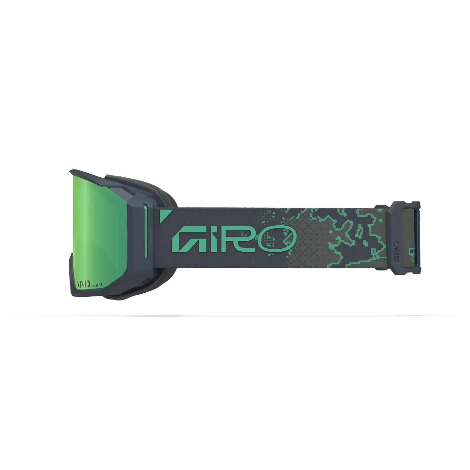 Masque de ski Giro - REVOLT PRO DRIFT - Dark Sage/Neon Green/Emerald 2