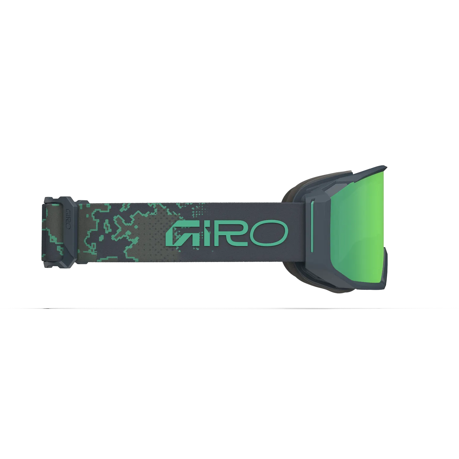 Masque de ski Giro - REVOLT PRO DRIFT - Dark Sage/Neon Green/Emerald 3