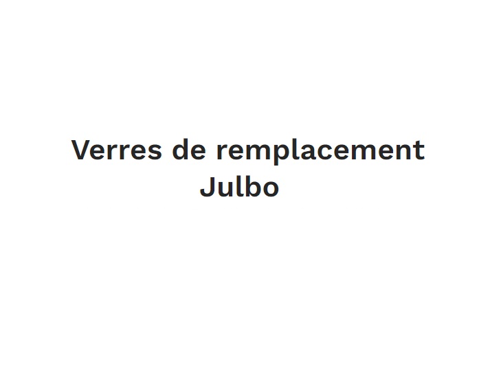 Verres de remplacement Julbo