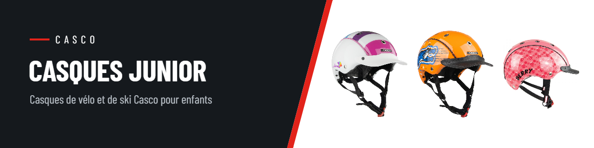 Casques de vélo junior Casco