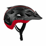 Casque de vélo Casco - ACTIV SL Structure - Noir structuré et rouge 2
