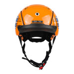Casque de vélo et de Ski Casco - MINI 2 Junior - Tigro Blaze - Orange et bleu 2