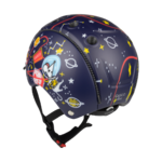 Casque de vélo et de Ski Casco - MINI 2 Junior - Spacemouse Rocket - Bleu foncé mat 4