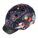 Casque de vélo et de Ski Casco - MINI 2 Junior - Spacemouse Rocket - Bleu foncé mat 6