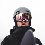 Masque de ski Smith - Preview - Noir - ChromaPop Everyday Rose Gold Mirror 5