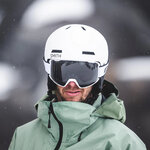 Masque de ski Smith - Preview - Blanc Fade Out - ChromaPop Sun Black 5