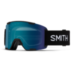 Masque de ski Smith - Stash XL - Noir - ChromaPop Everyday Blue Mirror