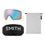 Masque de ski Smith - I/O MAG - Bleu Aura - ChromaPop Everyday Blue Mirror