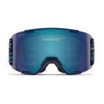 Masque de ski Smith - Stash XL - Bleu nuit Snow - ChromaPop Everyday Blue Mirror 2