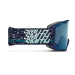 Masque de ski Smith - Stash XL - Bleu nuit Snow - ChromaPop Everyday Blue Mirror 3