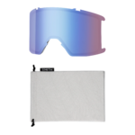 Masque de ski Smith - Stash XL - Bleu nuit Snow - ChromaPop Everyday Blue Mirror 5