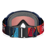 Masque de ski Smith - I/O MAG - Bleu Nuit Geo Alpine - ChromaPop Everyday Blue Mirror