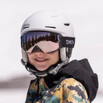 Masque de ski Smith - I/O MAG S - Noir - ChromaPop Everyday Rose Gold Mirror