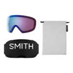Masque de ski Smith - I/O MAG S - Noir - ChromaPop Sun Green Mirror