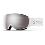 Masque de ski Smith - I/O MAG S - Blanc Chunky Knit - ChromaPop Sun Platinum Mirror