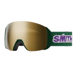Masque de ski Smith - 4D MAG XL - Vert Evergreen Retro Classic - ChromaPop Sun Black Gold Mirror
