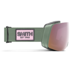 Masque de ski Smith - 4D MAG - Olive Warm Steel - ChromaPop Everyday Rose Gold Mirror 3