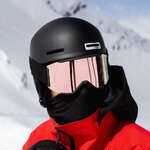 Masque de ski Smith - Squad MAG - Noir - ChromaPop Sun Black Gold Mirror 5