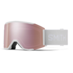 Masque de ski Smith - Squad MAG - Blanc Vapor - ChromaPop Everyday Rose Gold Mirror