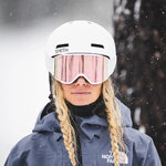 Masque de ski Smith - Squad MAG - Blanc Vapor - ChromaPop Everyday Rose Gold Mirror 3