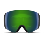 Masque de ski Smith - 4D MAG XL - Noir - ChromaPop Sun Green Mirror 2