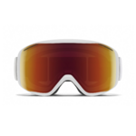 Masque de ski Smith - Rally - Blanc - Red Sol-X Mirror