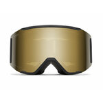 Masque de ski Smith - Squad MAG Low Bridge Fit - Noir - ChromaPop Sun Black Gold Mirror 2