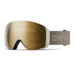 Masque de ski Smith - 4D MAG XL - Craie - ChromaPop Sun Black Gold Mirror