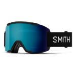 Masque de ski Smith - Squad - Noir - ChromaPop Sun Blue Mirror