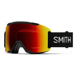 Masque de ski Smith - Squad - Noir - ChromaPop Sun Blue Mirror 2