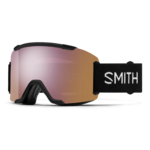 Masque de ski Smith - Squad - Noir - ChromaPop Everyday Rose Gold Mirror