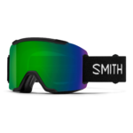 Masque de ski Smith - Squad - Noir - ChromaPop Sun Green Mirror