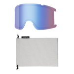 Masque de ski Smith - Squad - Noir - ChromaPop Everyday Green Mirror 5