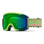 Masque de ski Smith - Squad - Slime Static Shag - ChromaPop Everyday Green Mirror