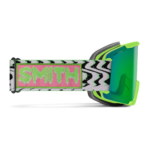 Masque de ski Smith - Squad - Slime Static Shag - ChromaPop Everyday Green Mirror 4
