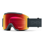 Masque de ski Smith - Squad - Ardoise - ChromaPop Pro Photochromic Red Mirror