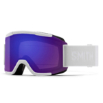 Masque de ski Smith - Squad - Blanc Vapor - ChromaPop Everyday Violet Mirror