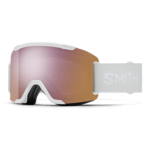 Masque de ski Smith - Squad - Blanc Vapor - ChromaPop Everyday Rose Gold Mirror