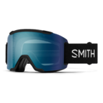 Masque de ski Smith - Squad - Noir - ChromaPop Everyday Blue Mirror