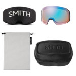 Masque de ski Smith - 4D MAG S - Noir - ChromaPop Everyday Blue Mirror 4
