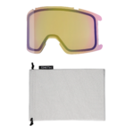 Masque de ski Smith - Squad - Noir - ChromaPop Sun Red Mirror 5